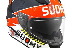 CASCO SUOMY SPEEDSTAR PROPELLER MATT ANTRACITE RED