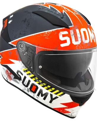 CASCO SUOMY SPEEDSTAR PROPELLER MATT ANTRACITE RED