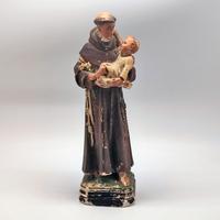 Statuina in gesso Sant'Antonio anni 40/50 h. 32 cm
