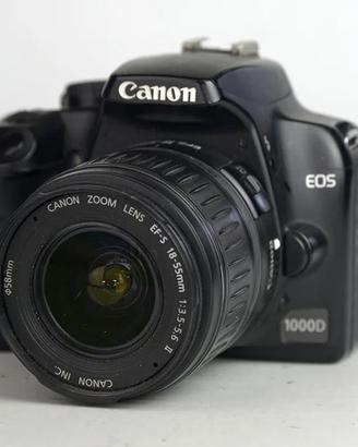 Canon EOS 1000D + 2 obiettivi