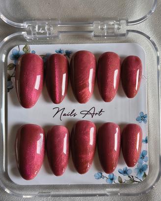 Unghie Press-On Cat Eye Multichrome 
