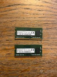 RAM Kingston 16GB (2x8) DDR4 SODIMM 3200MHz