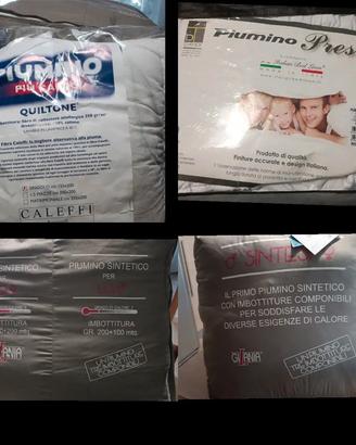 piumini letto singolo e invernale