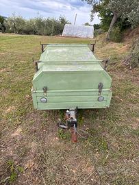 Carrello appendice con targa auto