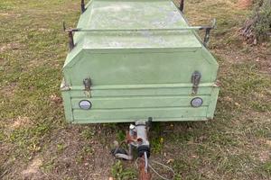 Carrello appendice con targa auto