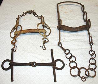 Antichi Morsi da cavallo in ferro
