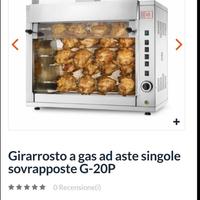 Forno a gas per polletti ( girarrosto )