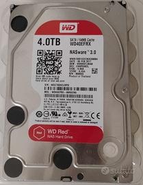 Hard disk 4TB western digital red