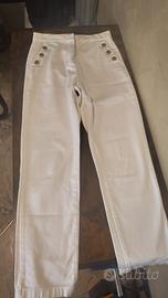 pantaloni cotone zara