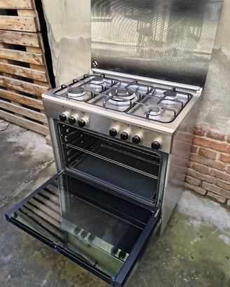 Cucina GAS GLEM 5 Fuochi e Forno Multifunzione 80