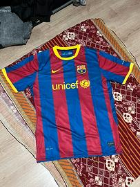 Maglia Barcelona Nike Dri Fit blu e Rossa Calcio