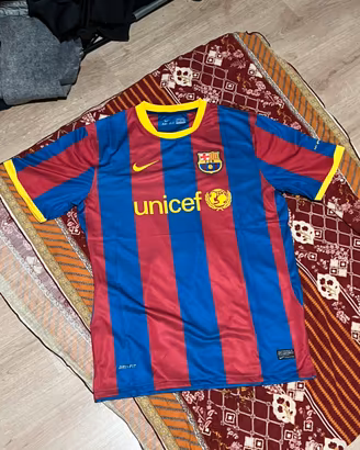 Maglia Barcelona Nike Dri Fit blu e Rossa Calcio