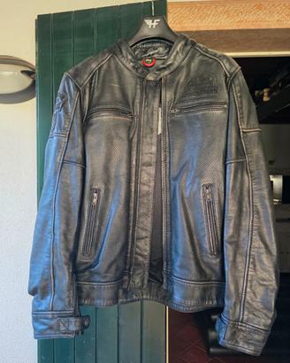 Giacca moto in pelle Holyfreedom tg. XXL