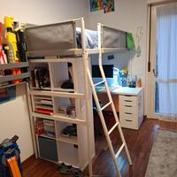 Letto rialzato Vitval Ikea con doghe