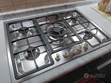 piano cottura SMEG a gas 70 cm come nuovo Smeg
