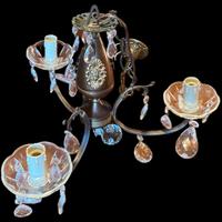 Lampadario vintage a gocce