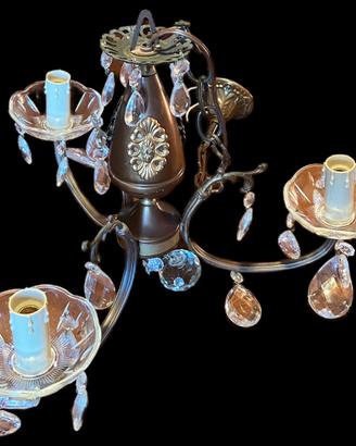 Lampadario vintage a gocce