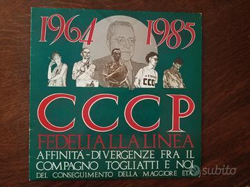 Cccp Affinità e divergenze  Vinile rosso 1986