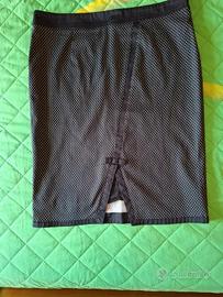 Gonna al ginocchio a pois