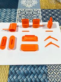 Accessori 3D per Citroen Ami - 10 pezzi Arancioni