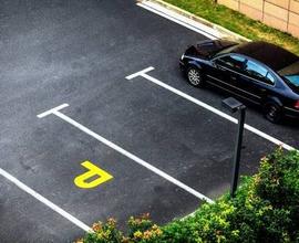 Pantano posto auto scoperto con sbarra automatica