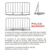 Transenne Antipanico in Ferro Zincato 