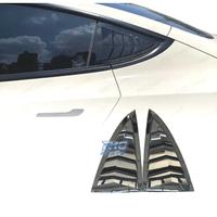 COPRI VETRI LATERALI TESLA MODEL 3 17-20 LOOK NERO