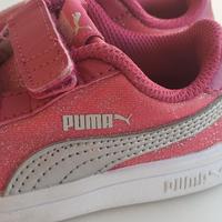 SCARPETTE PUMA N. 22 rosa da bambina 