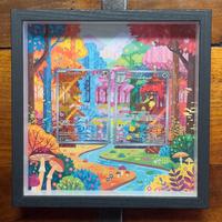 Quadro Pokémon Deerling e Sawsbuck