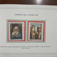 Emissione carte valori postali 1985