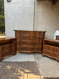 Comò con due comodini coordinati