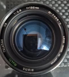 Valigetta con 2 obiettivi e un flash Braun