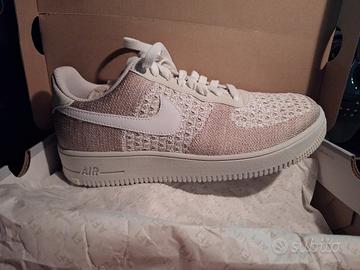 Nike Air Force 1 Flyknit Beige – Nuove mai indossa