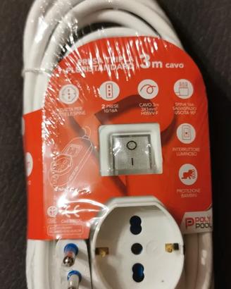PRESA TRIPLA / Multipresa - 3500W - 3m