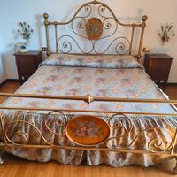 Letto matrimoniale ottone