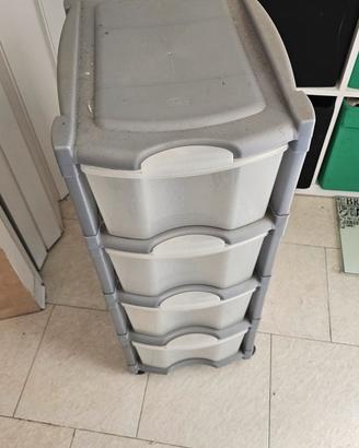 cassettiera plastica 
