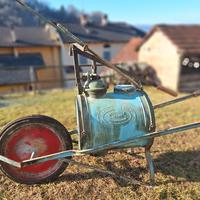 Carriola irroratrice vintage Volpi