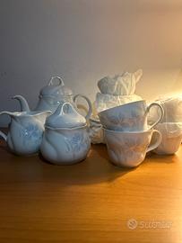 Servizio da te vintage in porcellana