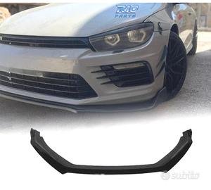 SPOILER LIP VOLKSWAGEN VW SCIROCCO 15- LOOK R NERO