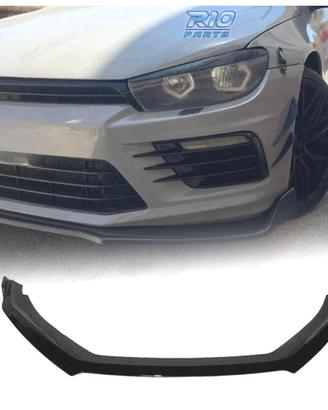 SPOILER LIP VOLKSWAGEN VW SCIROCCO 15- LOOK R NERO