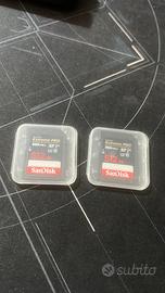 Sandisk extreme Pro V90 512gb scheda sd