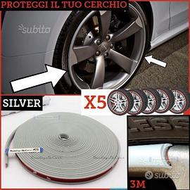 SET Protezione CERCHI in lega PROFILO GRIGIO sport