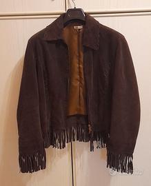 Giacca Western Pelle Scamosciata