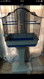 Gabbia con trespolo