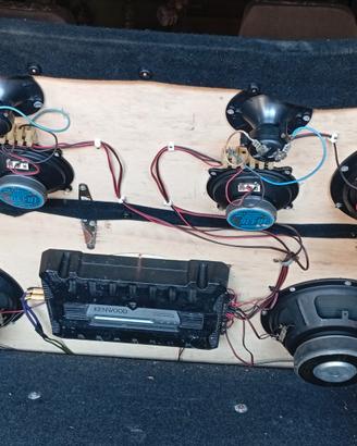 casse + amplificatore Kenwood 
