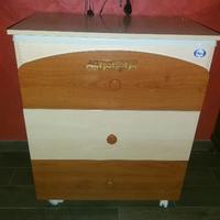 Bagnetto fasciatoio Pali con vaschetta