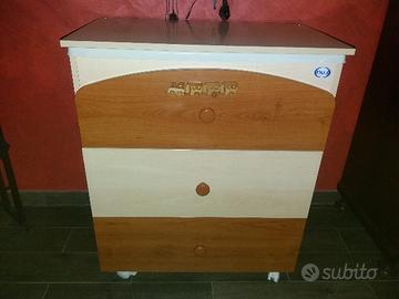 Bagnetto fasciatoio Pali con vaschetta