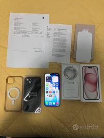 Iphone 15 plus 256gb rose gold perfetto stato