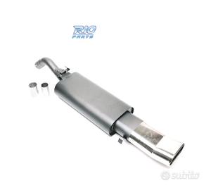 SILENZIATORE DI SCARICO PER VOLKSWAGEN VW GOLF II 