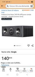 cassa  indiana line nota 740